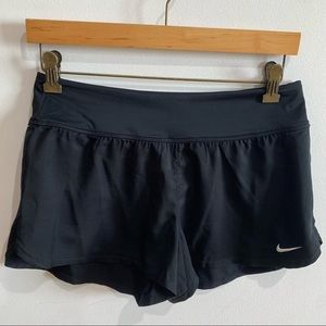 Nike black running shorts